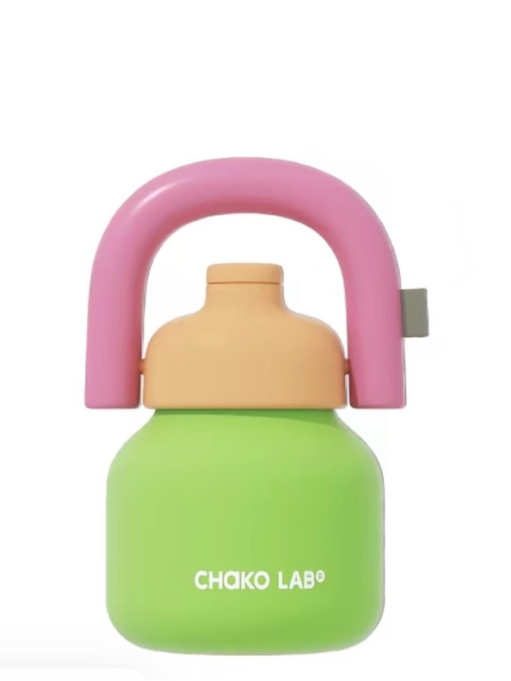 Chako Lab Water Bottle in Pink, Peach & Lime Green